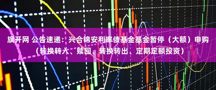 旗开网 公告速递：兴合锦安利率债基金基金暂停（大额）申购（转换转入、赎回、转换转出、定期定额投资）